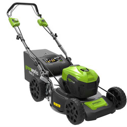 Greenworks GD40LM46SPK2X Cordless Self Propelled Mower 46cm 2 x 2Ah Batteries and Charger
